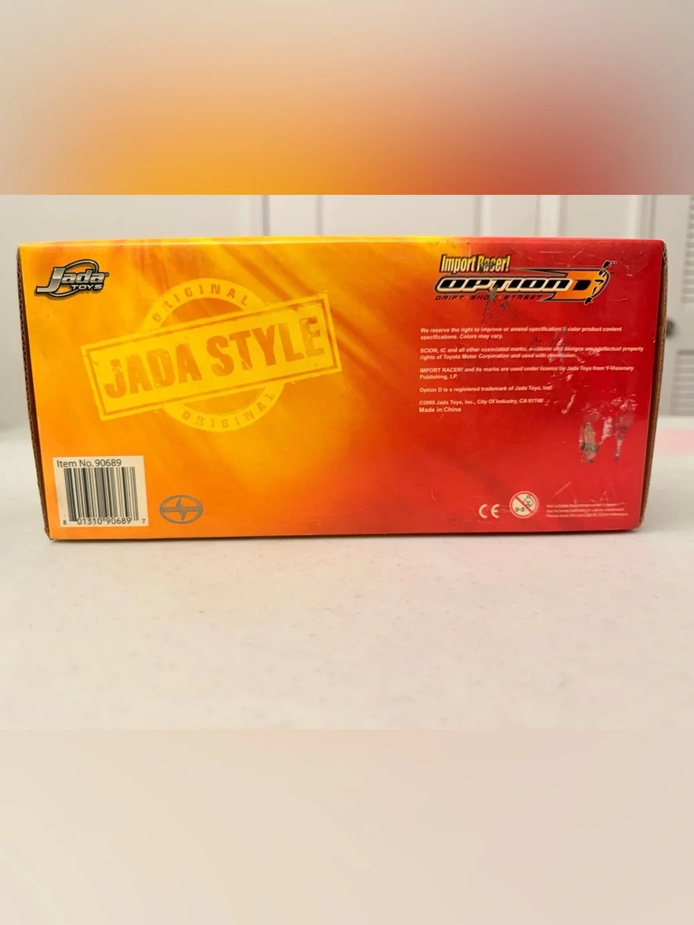 Jada Toys Import Racer Option D Scion tC 1/24 Diecast Red Factory Sealed 2005